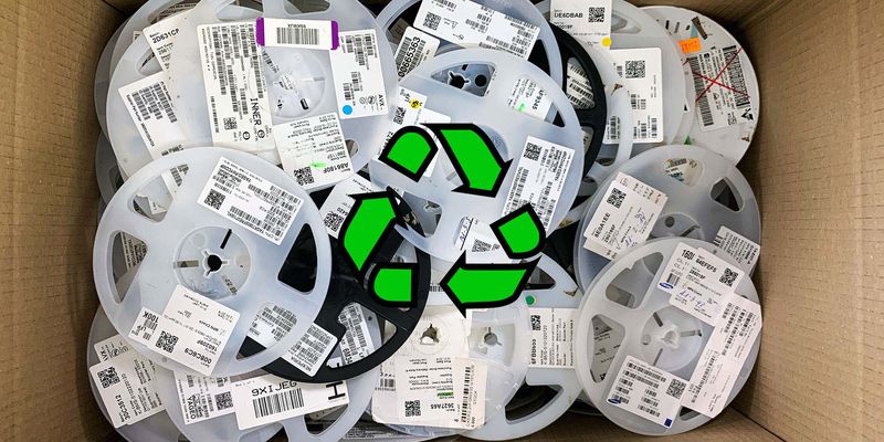 Reciclarea rolelor și tăvilor SMD